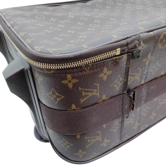 811705BA (X6) Louis Vuitton Carry Case Pegas 55 Brown Monogram - Picture 6 of 10